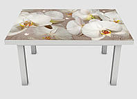 Наклейка на стол Zatarga Орхидея и капли росы 02 600х1200 мм (Z180235) GL, код: 1804682