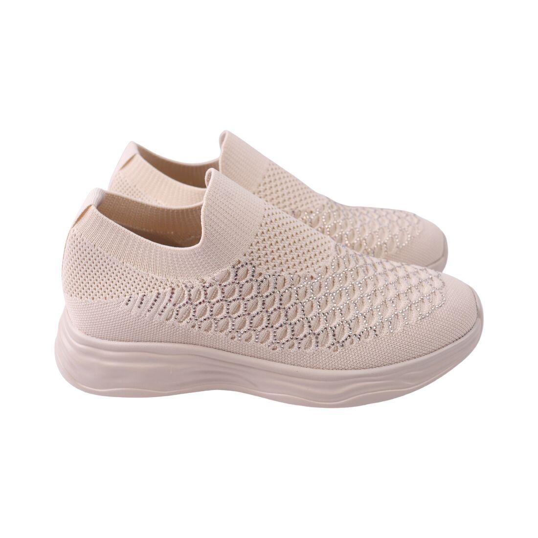 Кросівки жіночі Gelsomino бежеві текстиль, 37, фото 1