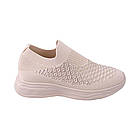 Кросівки жіночі Gelsomino бежеві текстиль, 37, фото 3