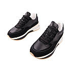 Кросівки жіночі Sorte Lady чорні натуральна шкіра, 40, фото 5