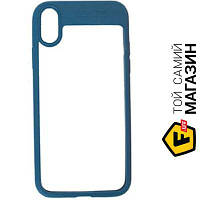 Чехол чехол-накладка для Apple iPhone X - синий - Florence Eyeshield PC + TPU Case for Apple iPhone X, dark