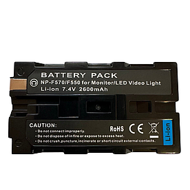 Акумулятор NP-F550/570 декодований Li-ion 2600 мА·год 7.4 В 17.8 Втч AC Prof NP-F550