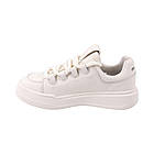 Кеди жіночі Farinni молочні натуральна шкіра, 36, фото 2