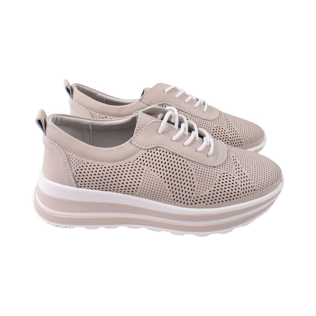 Кросівки жіночі Li Fexpert капучіно натуральна шкіра, 36, фото 1