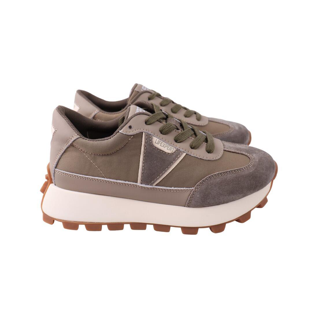 Кросівки жіночі Li Fexpert зелені текстиль, 38, фото 1