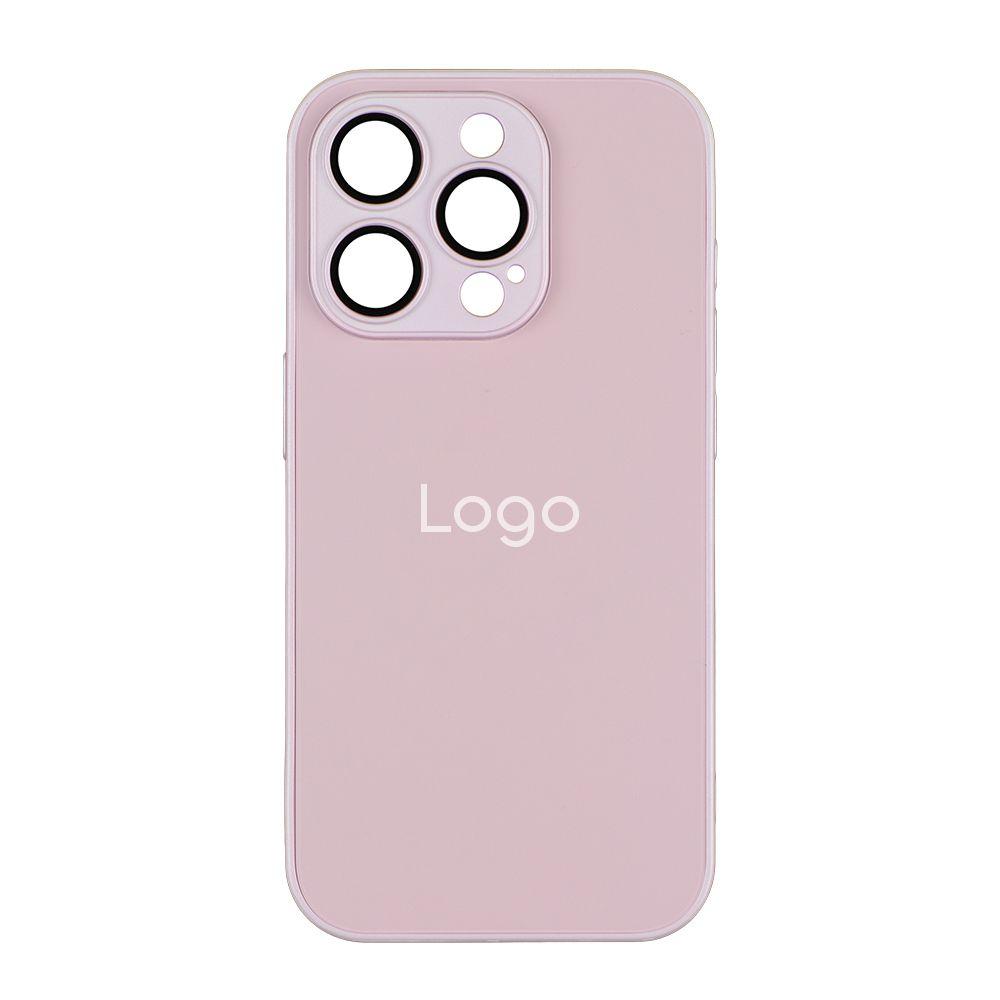 Чохол AG-Glass Matte Camera Lens with Magsafe для Iphone 12 Колір Chanel Pink