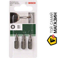 Бита Bosch 3 БИТЫ 25 ММ PZ1/2/3 XH (2609255967)