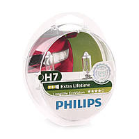 Галогенные лампы H7 55W 12V LongLife EcoVision комплект PHILIPS ( ) 12972-LLECO-S2-PHILIPS