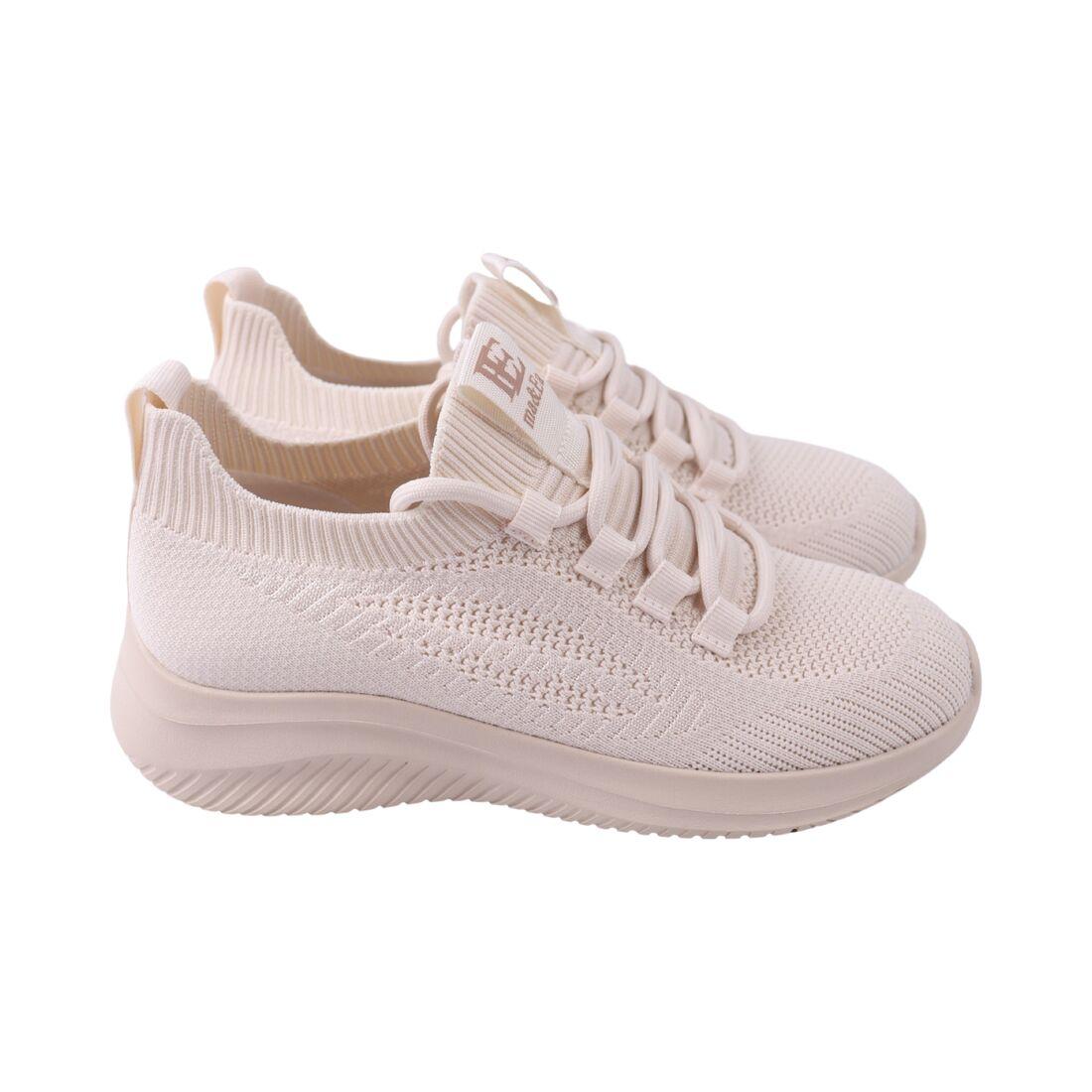 Кросівки жіночі Gelsomino молочні текстиль, 39, фото 1