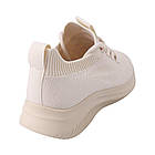 Кросівки жіночі Gelsomino молочні текстиль, 39, фото 4