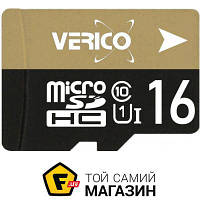 Карта памяти Verico microSDHC 16GB Class 10 UHS-I без адаптера (1MCOV-MDH9G3-NN)