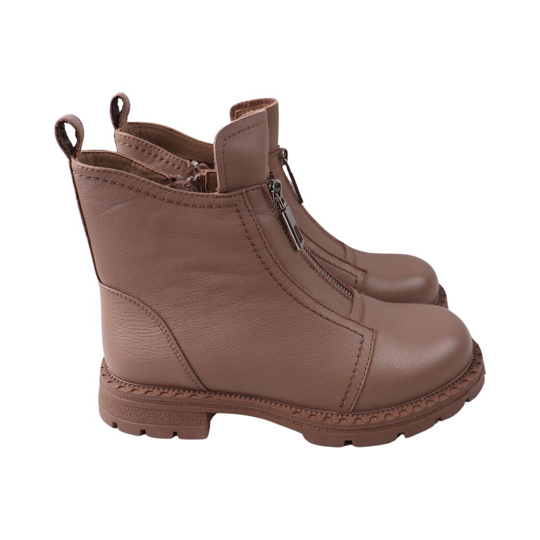 Черевики жіночі Farinni капучіно натуральна шкіра, 38, фото 1