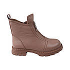 Черевики жіночі Farinni капучіно натуральна шкіра, 38, фото 3