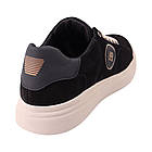 Кеди чоловічі Konors чорні натуральний нубук, 44, фото 4