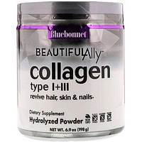 Коллаген Bluebonnet Nutrition Beautiful Ally Collagen Type I + III, 6.9 Oz 198 g /30 servings/ BLB1508