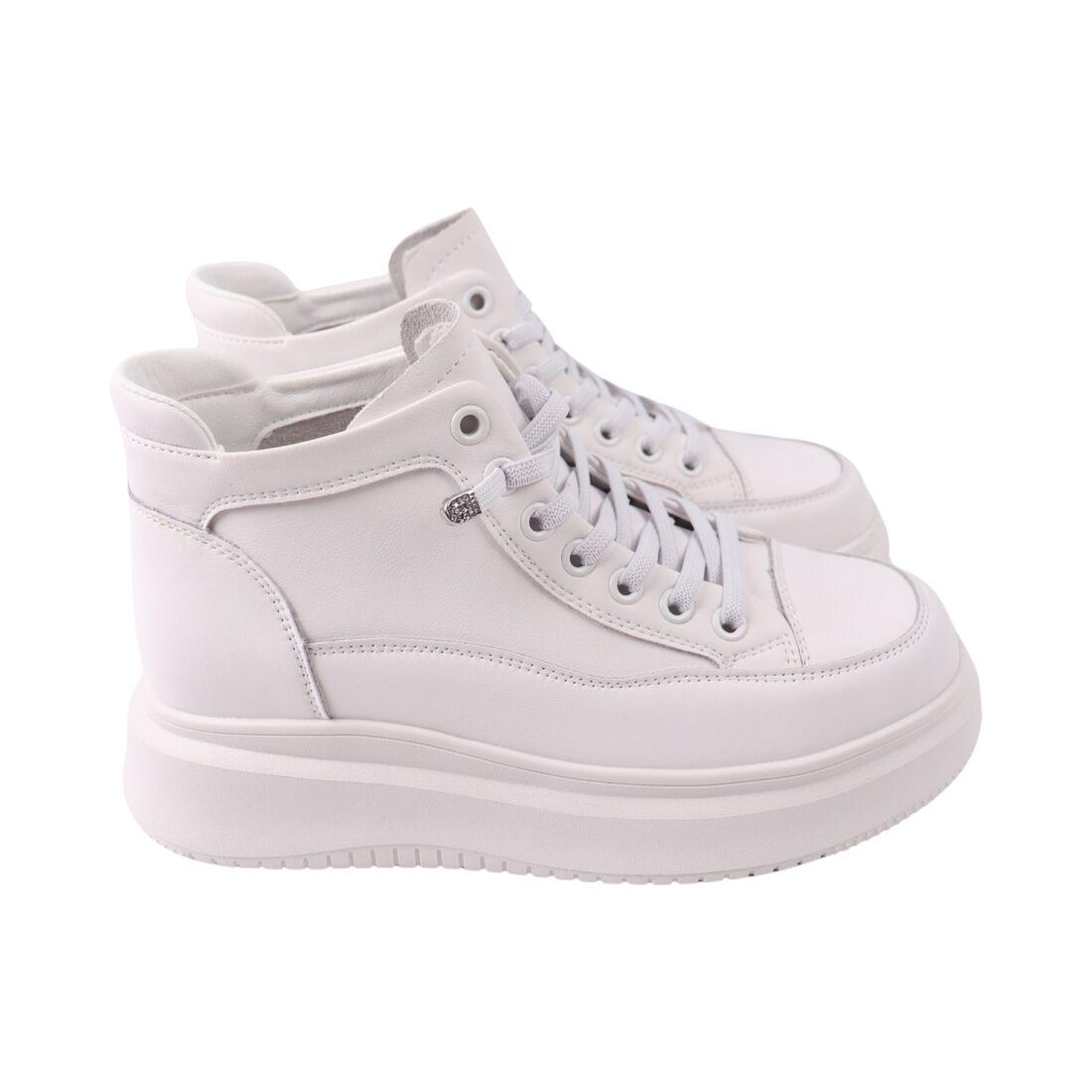 Черевики жіночі Farinni білі натуральна шкіра, 39, фото 1