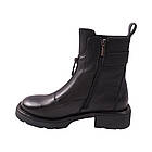 Черевики жіночі Oeego чорні натуральна шкіра, 36, фото 2