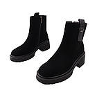 Черевики жіночі Oeego чорні натуральна замша, 39, фото 5