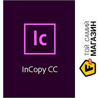 Офисный пакет Adobe ПО для работы с текстом Adobe InCopy CC teams Multiple/Multi Lang Lic Subs 1Year