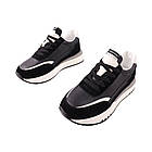 Кросівки жіночі Li Fexpert чорні натуральна шкіра, 39, фото 5