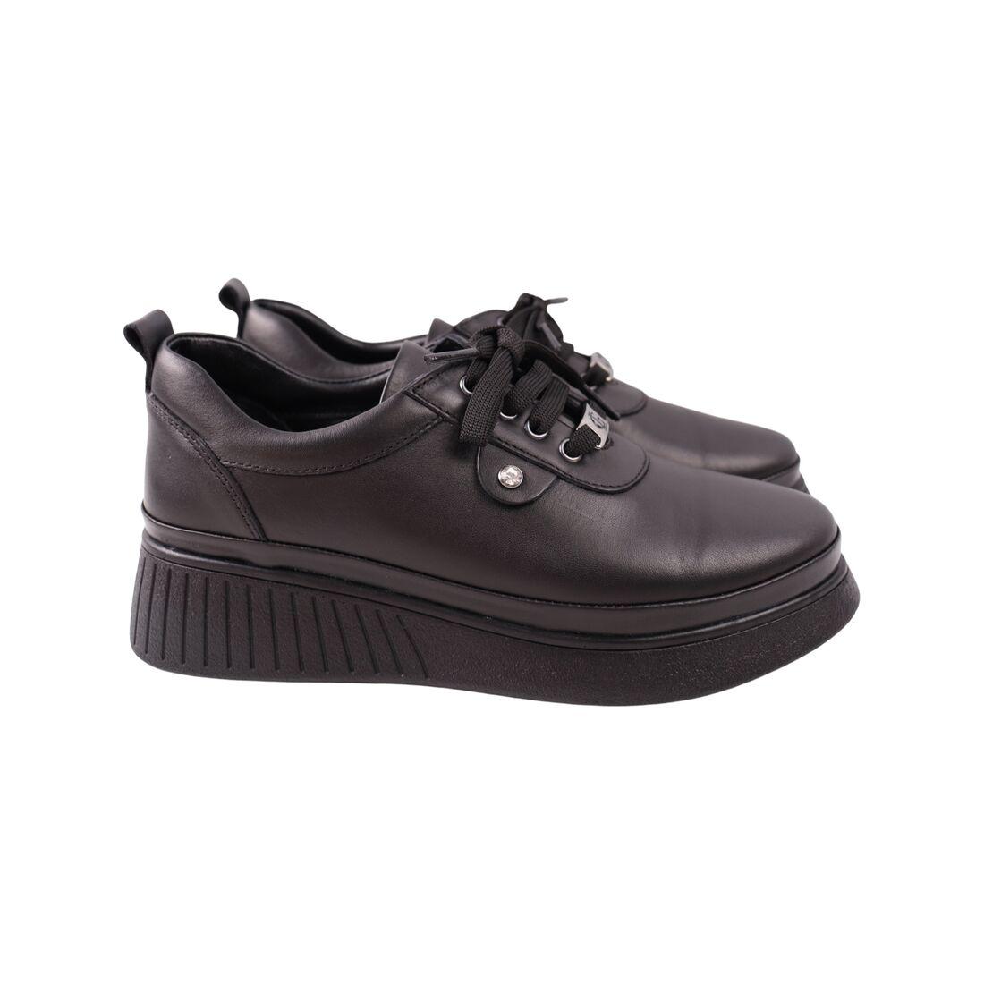 Туфлі жіночі Kesim чорні натуральна шкіра, 39, фото 1