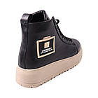 Черевики жіночі Secret чорні натуральна шкіра, 37, фото 4