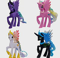 Набор игрушек 4в1 Мой Маленький Пони Принцессы: Крисалис, Каденс, Селестия, Луна, 14 см - My Little Pony