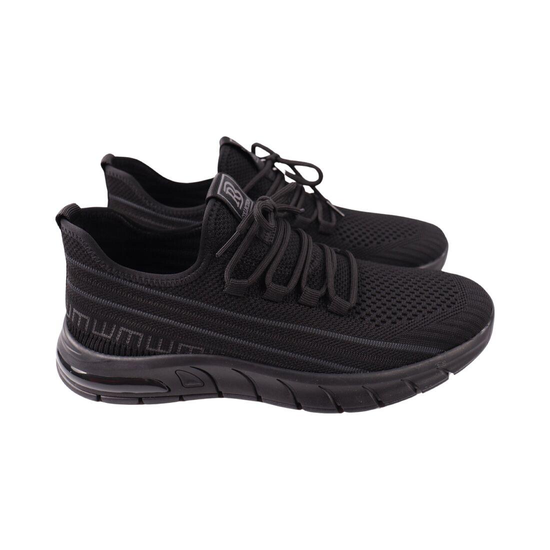 Кросівки чоловічі Berisstini чорні текстиль, 44, фото 1