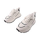 Кросівки жіночі Sorte Lady молочні натуральна шкіра, 40, фото 5