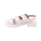 Босоніжки жіночі Farinni білі натуральна шкіра, 38, фото 2