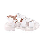 Босоніжки жіночі Farinni білі натуральна шкіра, 38, фото 3