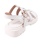 Босоніжки жіночі Farinni білі натуральна шкіра, 38, фото 4