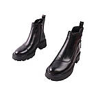 Черевики жіночі Molka чорні натуральна шкіра, 41, фото 5