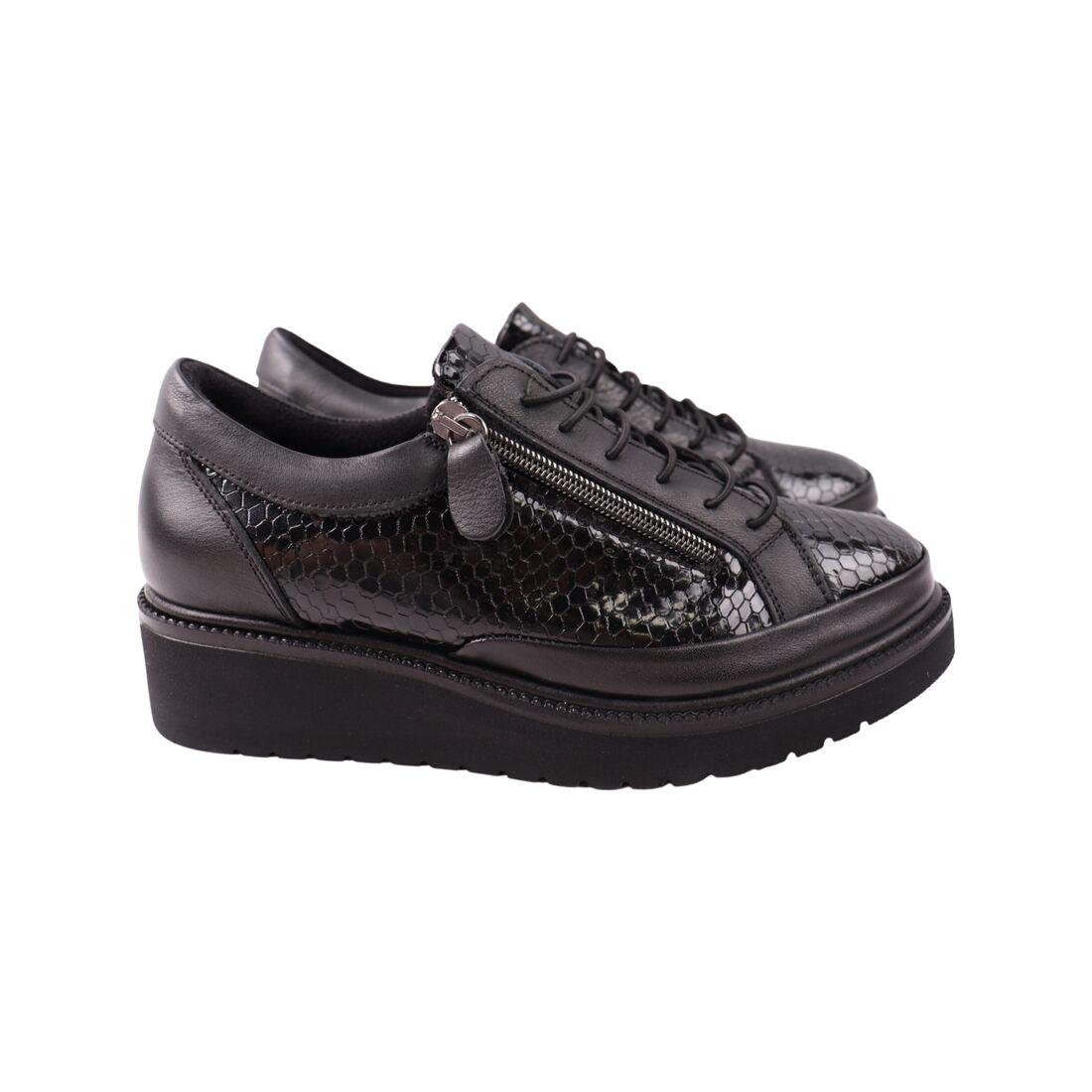 Туфлі жіночі Kesim чорні натуральна шкіра, 38, фото 1