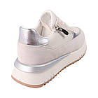 Кросівки жіночі Sorte Lady молочні натуральна шкіра, 36, фото 4