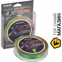 Fishing Roi X-Run Braid 4PE 150 м, 0.128 мм, 4.54 кг, Grass Green (721-02-06)