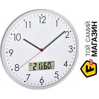 Часы настенные классические TFA 60304802 механизм стрелочный кварцевый (электронный) питание батарейки