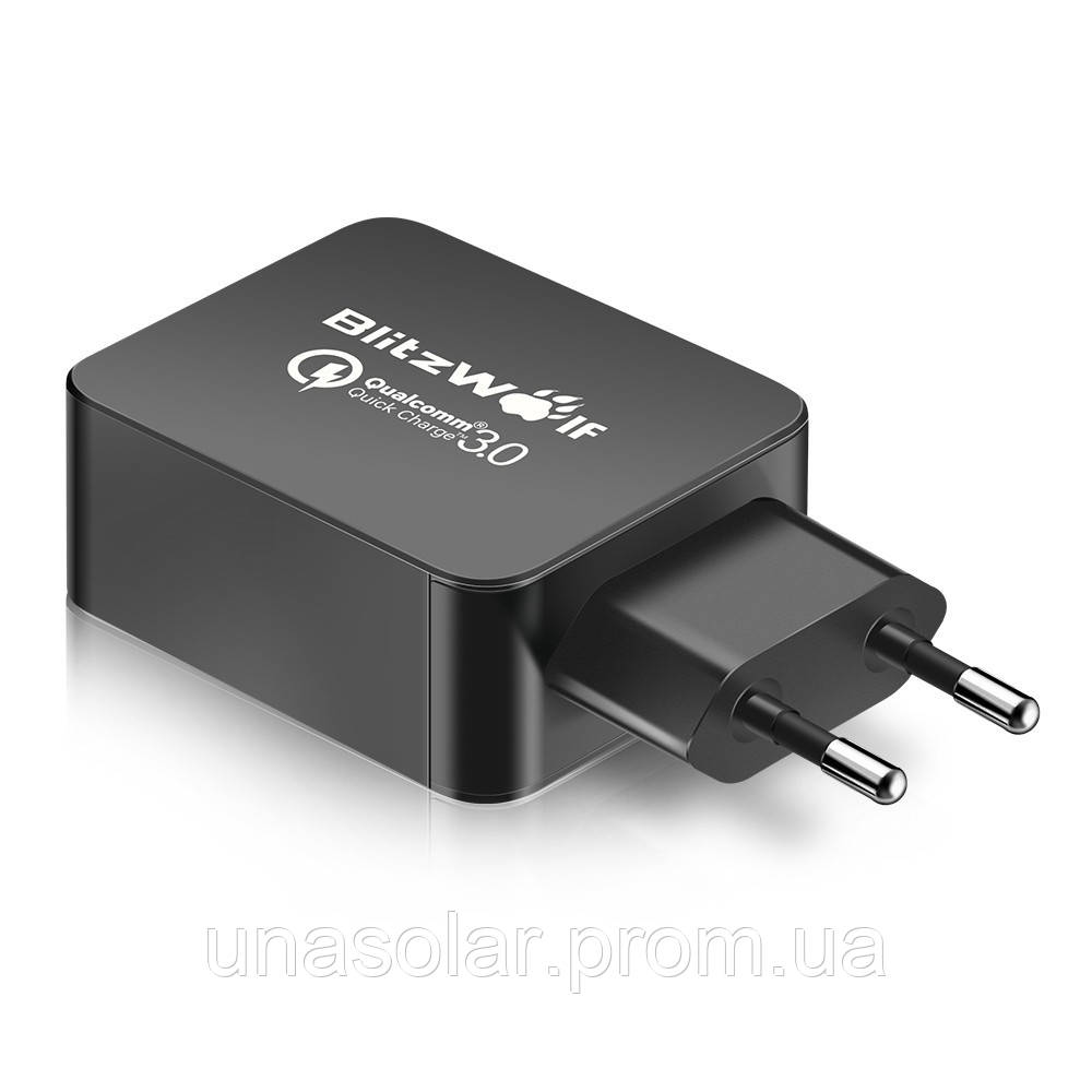 BlitzWolf® QC3.0 USB зарядний пристрій
