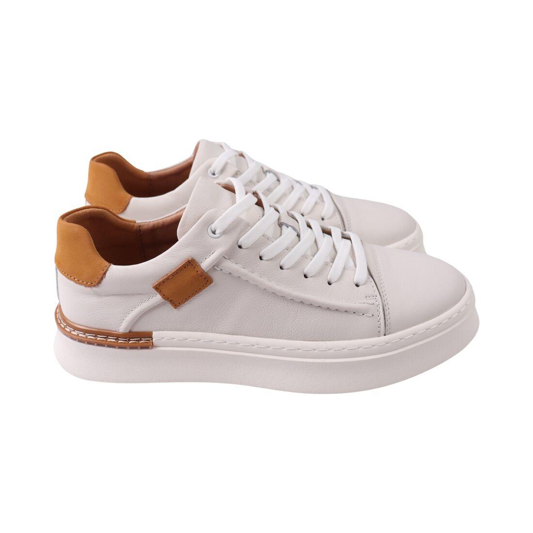 Кеди чоловічі Clemento молочні натуральна шкіра, 43, фото 1