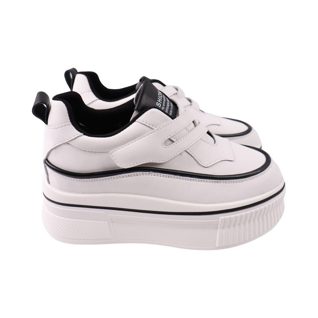 Кеди жіночі Farinni білі натуральна шкіра, 39, фото 1