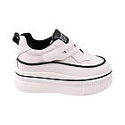 Кеди жіночі Farinni білі натуральна шкіра, 39, фото 3