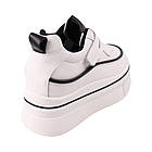 Кеди жіночі Farinni білі натуральна шкіра, 39, фото 4