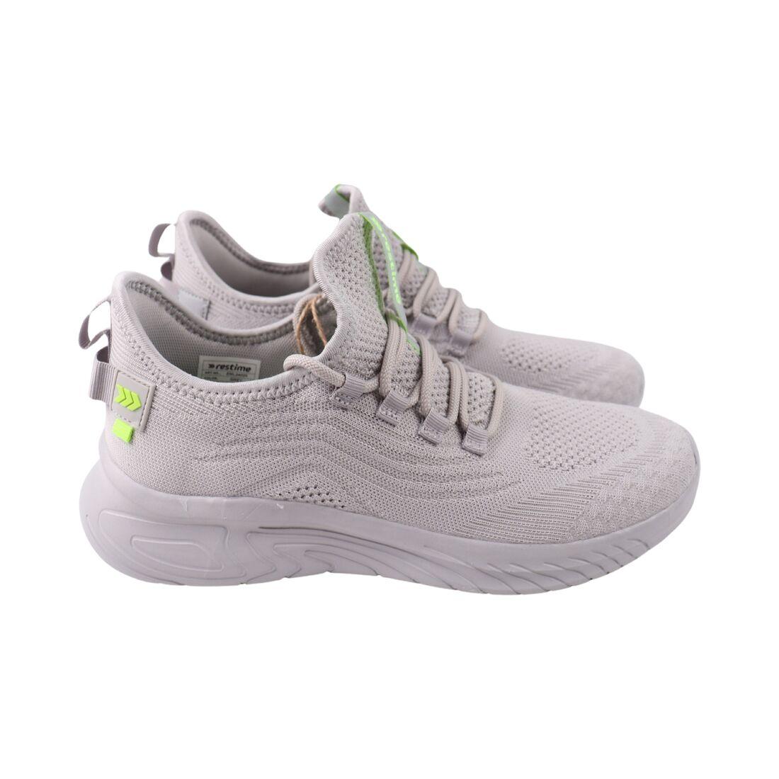 Кросівки чоловічі Restime сірі текстиль, 46, фото 1