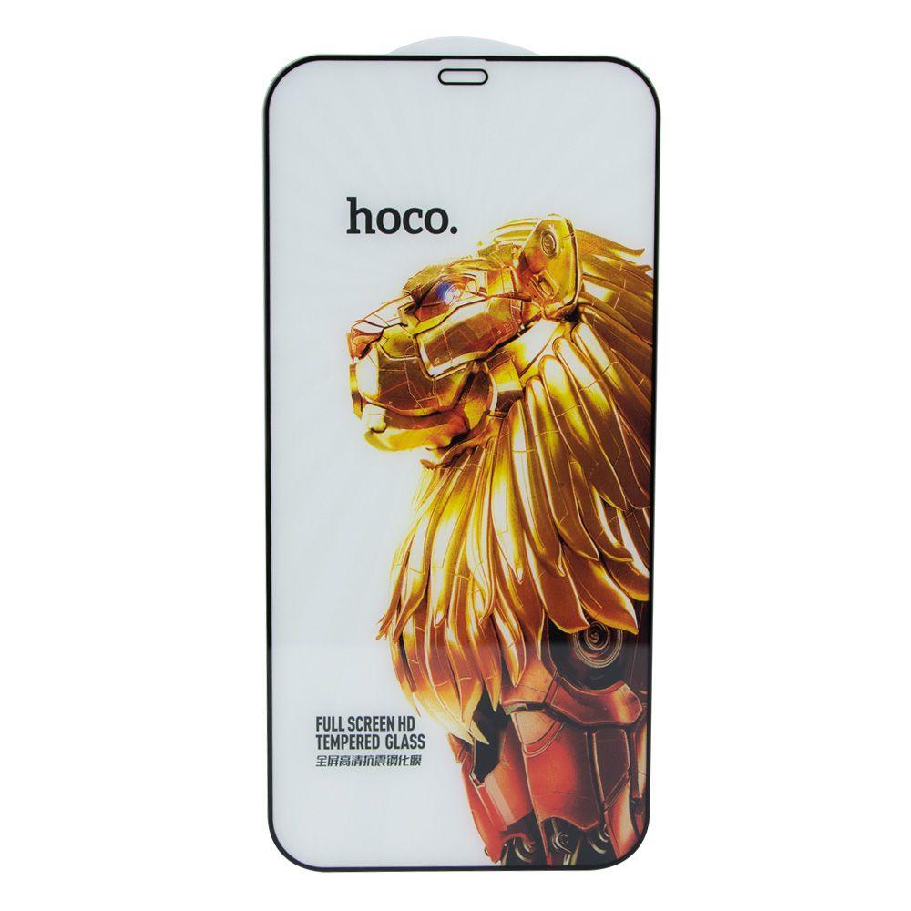 ПОШТУЧНО (тех.пак) Захисне скло Hoco G9 HD for Apple Iphone 12 Pro Max Колір Чорний