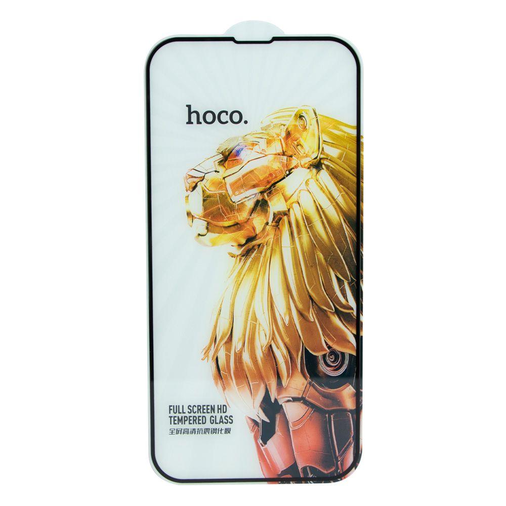 ПОШТУЧНО (тех.пак) Захисне скло Hoco G9 HD for Apple Iphone 13 Pro Max/14 Plus Колір Чорний