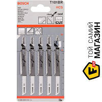 Полотно Bosch 5 Лобзиковых пилок T 101 BR Clean for Wood, HCS (2608630014)