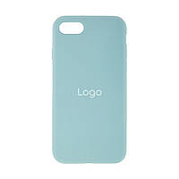 Чехол Silicone Case Full Size (AA) для iPhone 7/8/SE2 Цвет 64.Light cyan