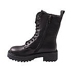 Черевики жіночі Melanda чорні натуральна шкіра, 39, фото 2