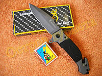 Нож кухон cкладной Browning Tactic Black G10 cтpопорез биtа 23см