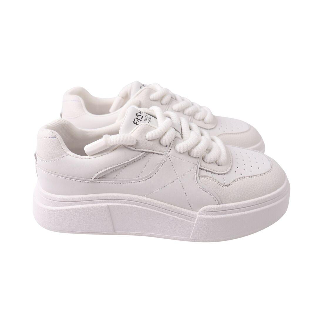 Кеди жіночі Melanda білі натуральна шкіра, 38, фото 1